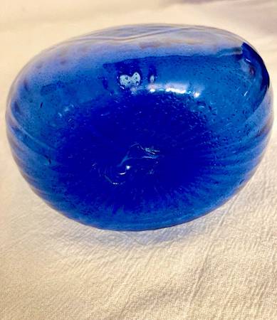 Pairpoint Blue MMA Glass Flask - $5063471026490881121