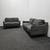 Can Deliver! Gray Two Piece Sofa Set Couch 8 thumbnail