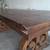 Rustic wooden dining room table that extends 3 thumbnail
