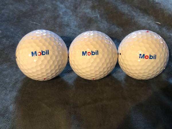 Collectable Mobil Oil Golf Balls 1