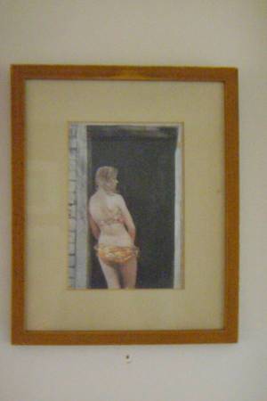 Andrew Wyeth - "Bikini" art print framed 1