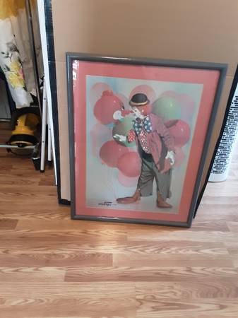 Painting Of A Clown Sing 1