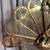 Vintage Brass Swan Fireplace Screen 2 thumbnail