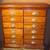 REESTORED ANTIQUE OFFICE STORAGE CABINET 1 thumbnail