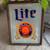VINTAGE 1986 MILLER LITE BEER LIGHT UP SIGN 1 thumbnail