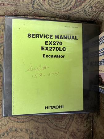 Hitachi EX270/EX270LC Excavator Service Manual 1
