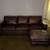 Leather & couch ottoman for sale - $100. 1 thumbnail