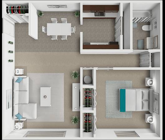$775 / 1br - 650ft2 - Wake Up Happy & Relaxed! (2981 6th Street Southwest, Cedar Rapids, IA)63863567469697123