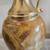 Vintage Onxy Marble Vase w/Brass Handle on Pedestal 10 thumbnail
