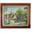 1950s Impressionist Village Scene Oil Painting Signed 1 thumbnail