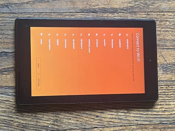 Amazon Fire tablet 1