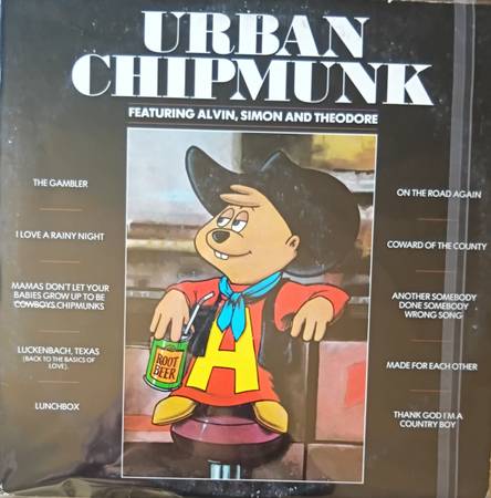 URBAN CHIPMUNK FEATURING ALVIN, SIMON AND THEODORE LP VINYL 1
