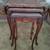 ANTIQUE 1930s QUEEN ANNE STYLE NESTING TABLES 1 thumbnail