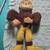 Roko vintage football player brown and gold 1 thumbnail