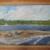 SOUTH LOUISIANA PELICANS IMPRESSIONIST OIL PAINTING SIGNED FRAMED 1 thumbnail