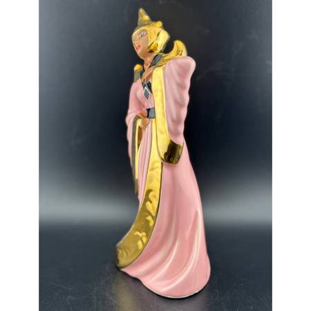 Vintage Asian Woman Figurine by Miramar of CA Pottery
