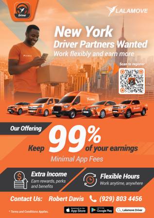 ⚡ Be Part of NYC’s Next Big Delivery Platform — Join Lalamove Today! 1