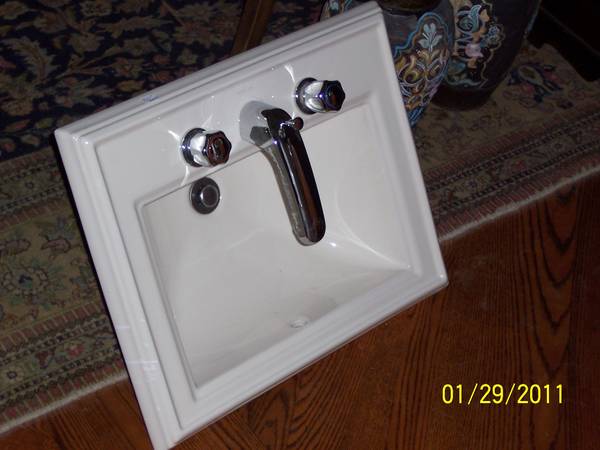 KOHLER SINK W/ FAUCET 1