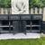 MCM Solid wood Tv Stand/Buffet/Credenza/redone in brushed gray finish 11 thumbnail