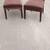 Set of 2 Dark Brown "Parsons" Upholstered Dining Chairs 1 thumbnail