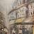 Vintage Ed Mathieu Parisian Street Scene Painting 5 thumbnail