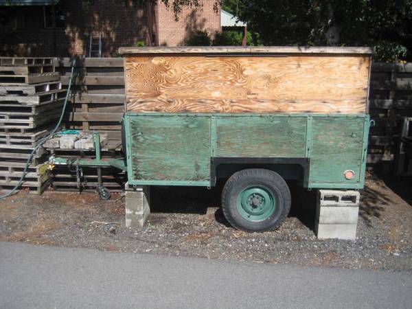 6x8 open or box trailer utility cargo overland - $1,500 (Waterville)63441596052353121