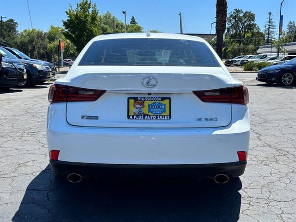 2016 LEXUS IS350 IS 350 F SPORT ** WHITE ON RED ** GREAT SPEC ** - $18,99563619483855235123