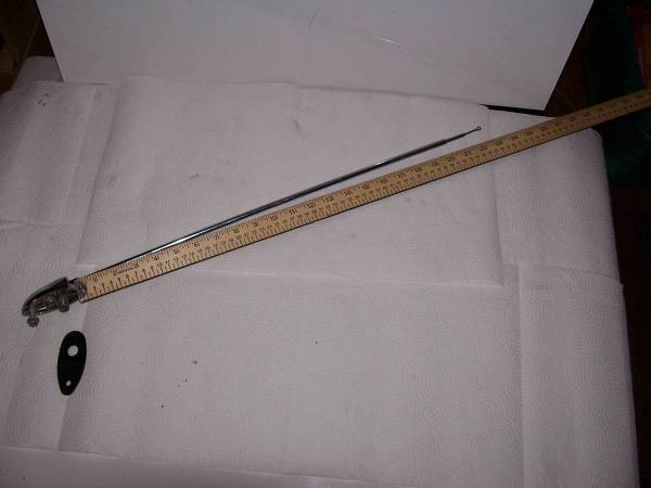 Chrome Side Mount Radio Antenna 1