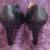 Joseph Shoe Salon Michigan Avenue Chicago Black Leather Pumps size 7 1 7 thumbnail
