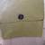 Pottery Barn Green Big Button Pillow Cover 18" x 18" Solid 100% Linen 1 thumbnail