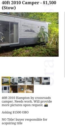 ! (SCAM) !  40ft 2010 Camper ! (SCAM) ! 1