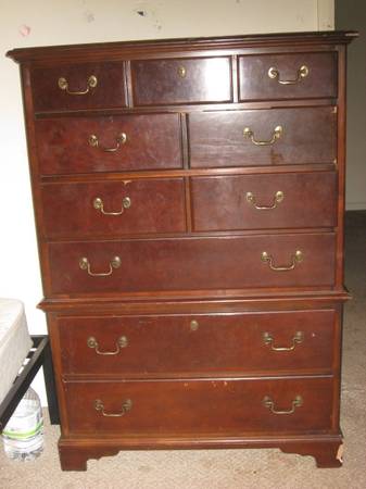 Drexel Solid Wood 6 Drawer Chest of Drawers 1