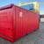 Red 6 m Shipping Container with Sectional Garage Doors 1 thumbnail