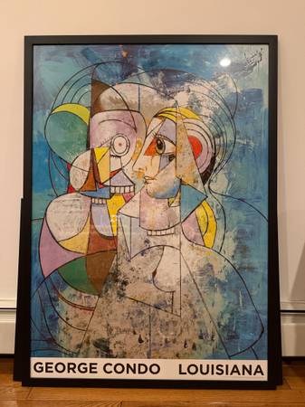 2018 George Condo 'Mythological Figures' Print Framed Extra Large 1