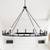 48-Inch 20-Light Industrial Hanging Chandelier 1 thumbnail