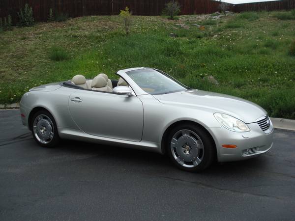 2002 Lexus SC 430 retractable hardtop, Excellent cond., Fast!! - $12,988 (North Denver)63612550038785120