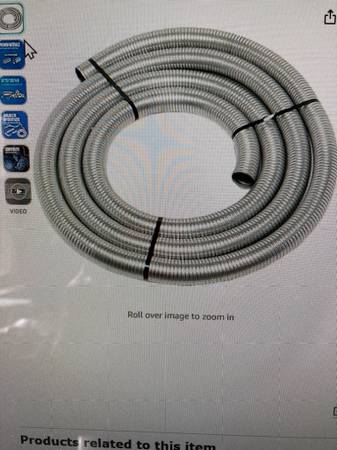 FLEX TUBING 1"X 1- 1/4" X 20' 1