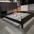 Modern Brown Rustic King Size Bed Frame 2 thumbnail