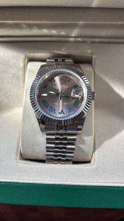 Silver rolex 1