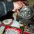 CHRISTMAS DECORATION LOT Santa Reindeer Candle Holder HOLIDAY Cards 5 thumbnail