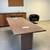 8 Ft x 3 Ft Walnut Laminate Rectangular Table. (2) Power & Data Module 4 thumbnail