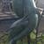 Copper dolphin statue for yard or pool, water 9 thumbnail
