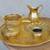 Decorative gold plated Persian samovar tea set with accessories 3 thumbnail