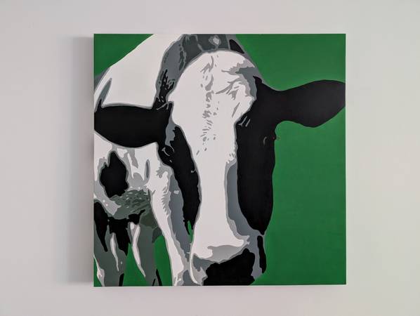 Cow painting to give away 1