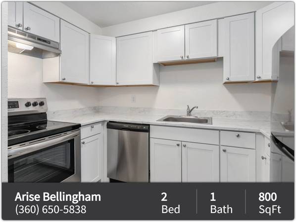 Experience the best! 2 bed, 1 bath in Bellingham's hot spot. 1