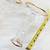 Two Longchamp Gold Cristal D'Arques Crystal Candlesticks Gold Trim 6 thumbnail
