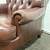 TUFTED LEATHER ETHAN ALLEN LOUNGE CHAIR CHESTERFIELD STYLE 4 thumbnail