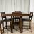 High Pub Dining Table With Display Base & 4 Chairs 3 thumbnail