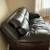 Dark brown Sofa Genuine Leather 4 thumbnail