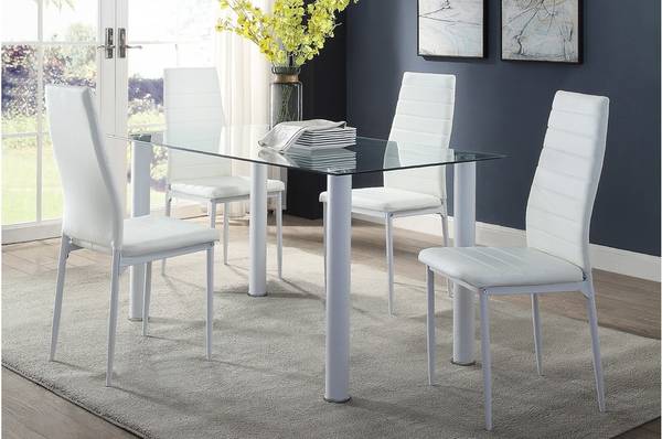 new dining table and 4 chairs 1